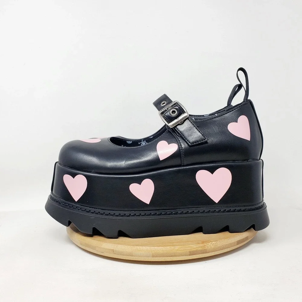 Lamoda Sweetheart of Mind Mary Jane Women 6 Platform Punk Goth Chunky Dolls Kill